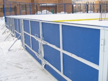 Установка, монтаж хоккейной коробки Хабаровск